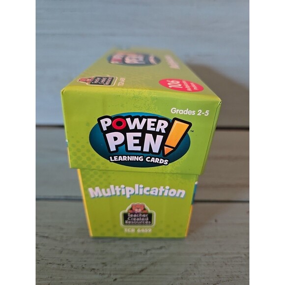 Power Pen Multiplication Learning Cards Grades 2-5 106 Multplication Problems - Picture 4 of 10